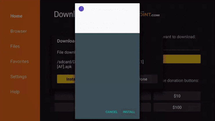 firestick Click Install