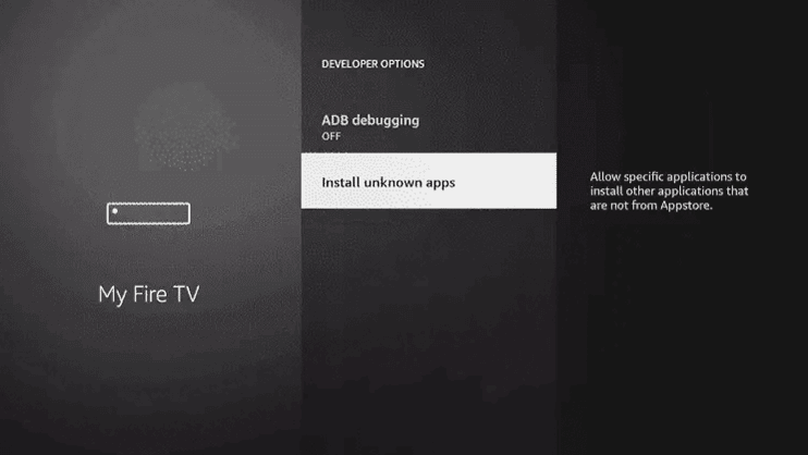 firestick Click Install unknown apps
